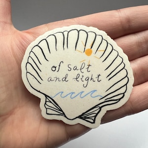 Of Salt and Light | Waterproof Christian sticker | bible sticker | Laptop sticker | water bottle sticker | bumper sticker