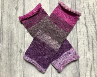 Vingerloze handschoenen, polswarmers, vingerloze wanten, veelkleurig, festival, boho, folk, one size
