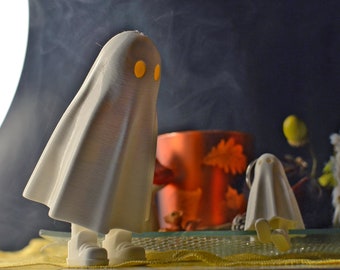 Halloween Ghost With Hidden Feet 3D Printed Cute Decoration