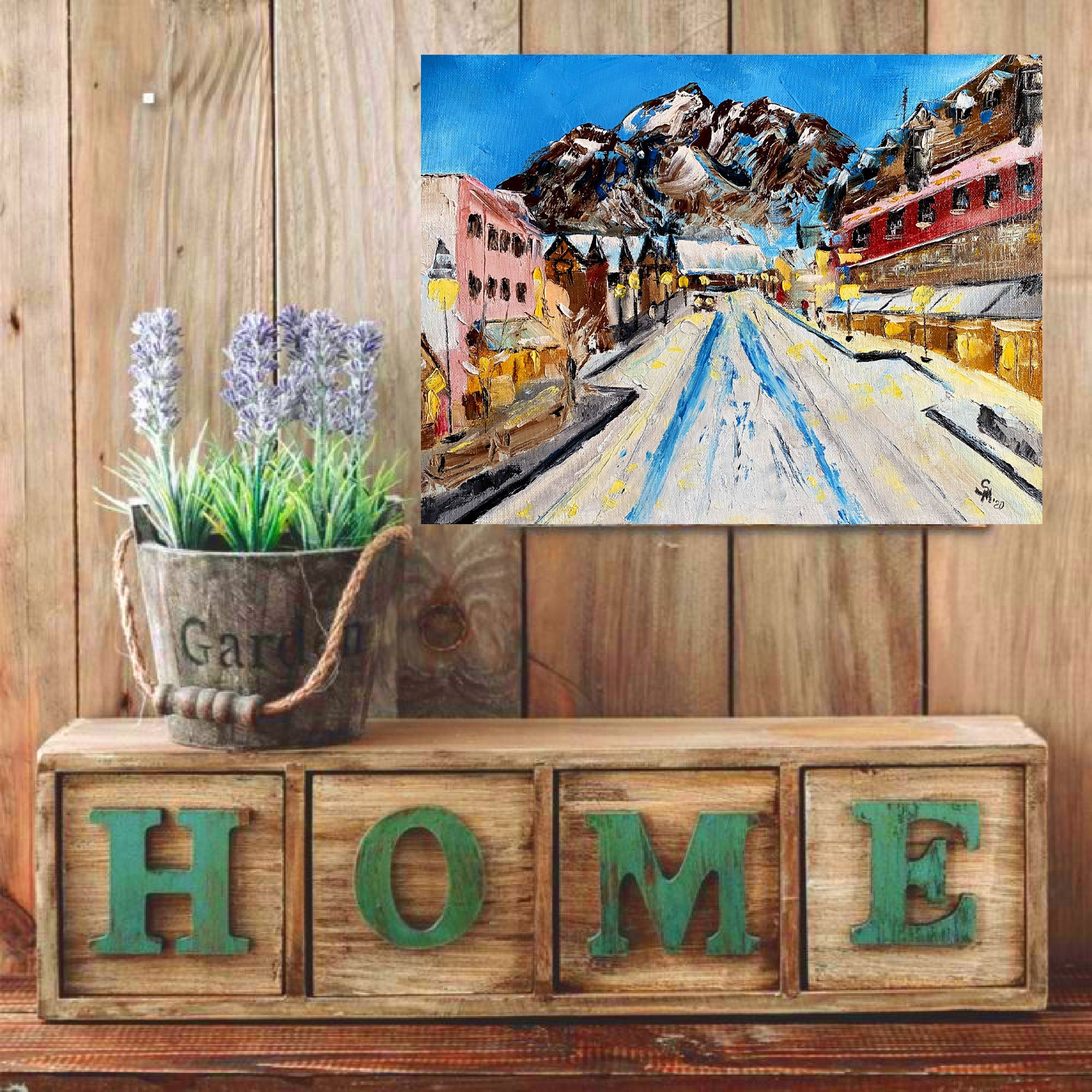 Vintage Vancouver Poster - Leinwandbild 30x45 Cm