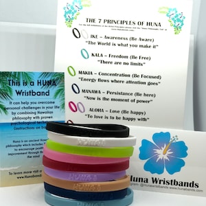 Huna Wristbands Variety Pack- (Natural Anxiety Aid)
