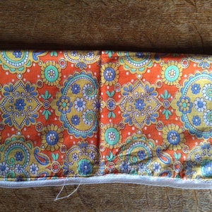 Vintage 1960s psychedelic print handkerchief. image 3