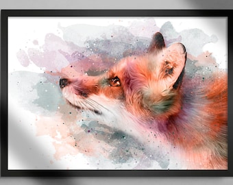 Fox Wall Decor Etsy