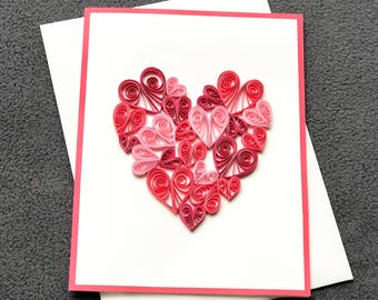 Anniversary Card, Handmade card, Greeting card, Valentines Card, Love card, card for Him, card for Her, Miss you Card, Card for any occasion