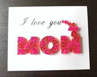 Mothers Day Gift - I Love You Mom