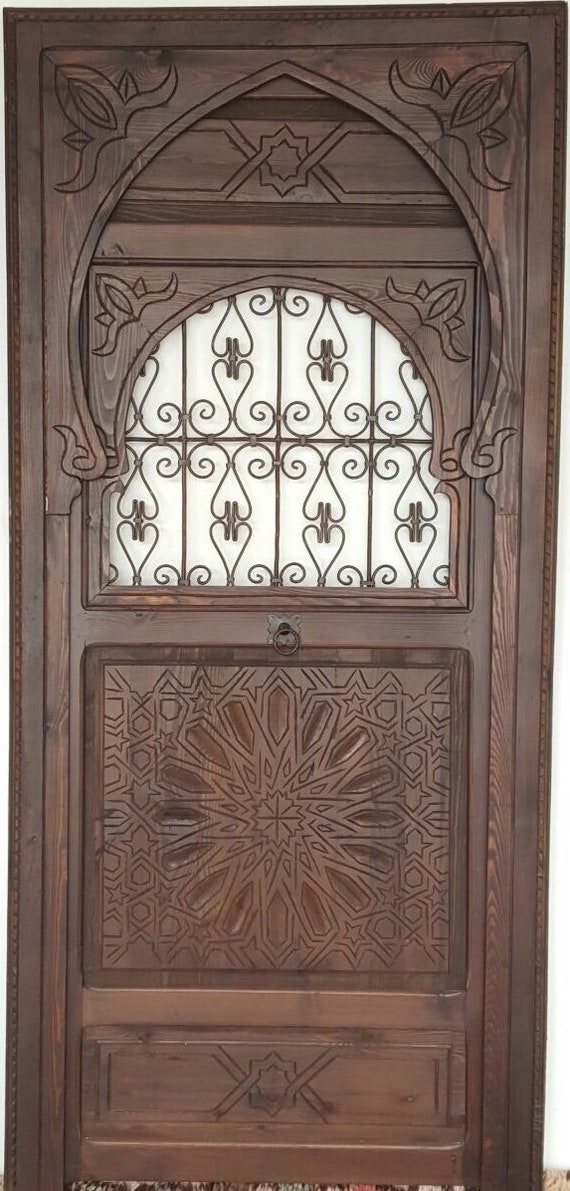 Moroccan Riad Palace Wrought Iron Filigree Wooden Etsy