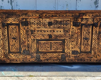 This is the missing piece for your bedroom or living room tv african zebra cabinet moorish dresser, buffet moroccan furniture