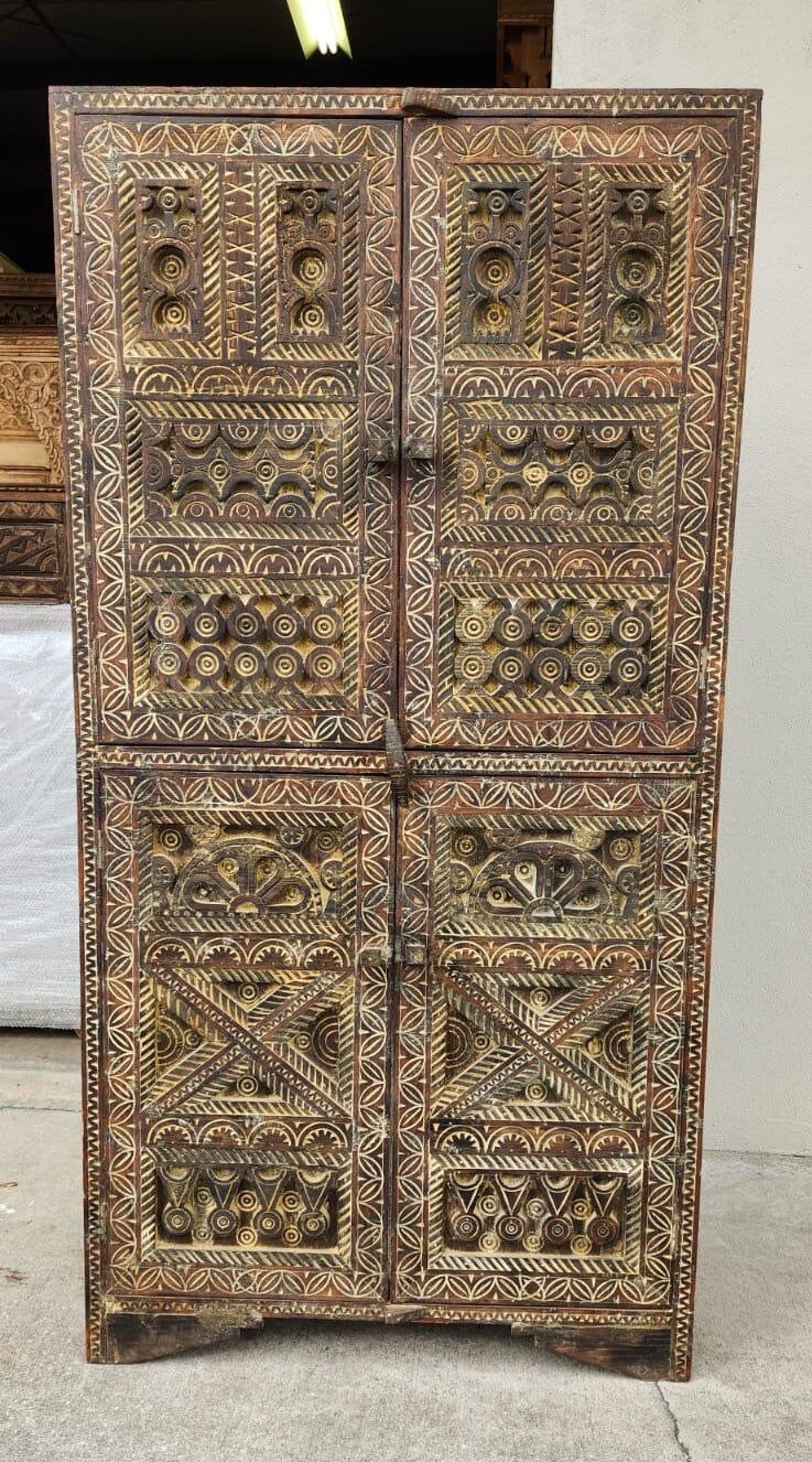 One of a Kind Touareg African Kitchen Moroccan Armoire Etsy
