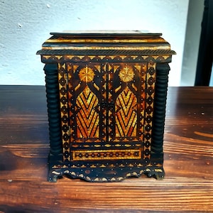 Vintage bedroom african  ethnic inlaid camel bone chest cabinet moorish wedding chest furniture moroccan berber dowry chest ethnic furniture