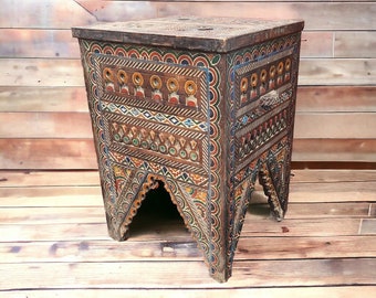 Vintage wooden african chest moroccan bedroom furniture a touareg nomad touch ethnic tribal dowry chest ethnic corner cabinet
