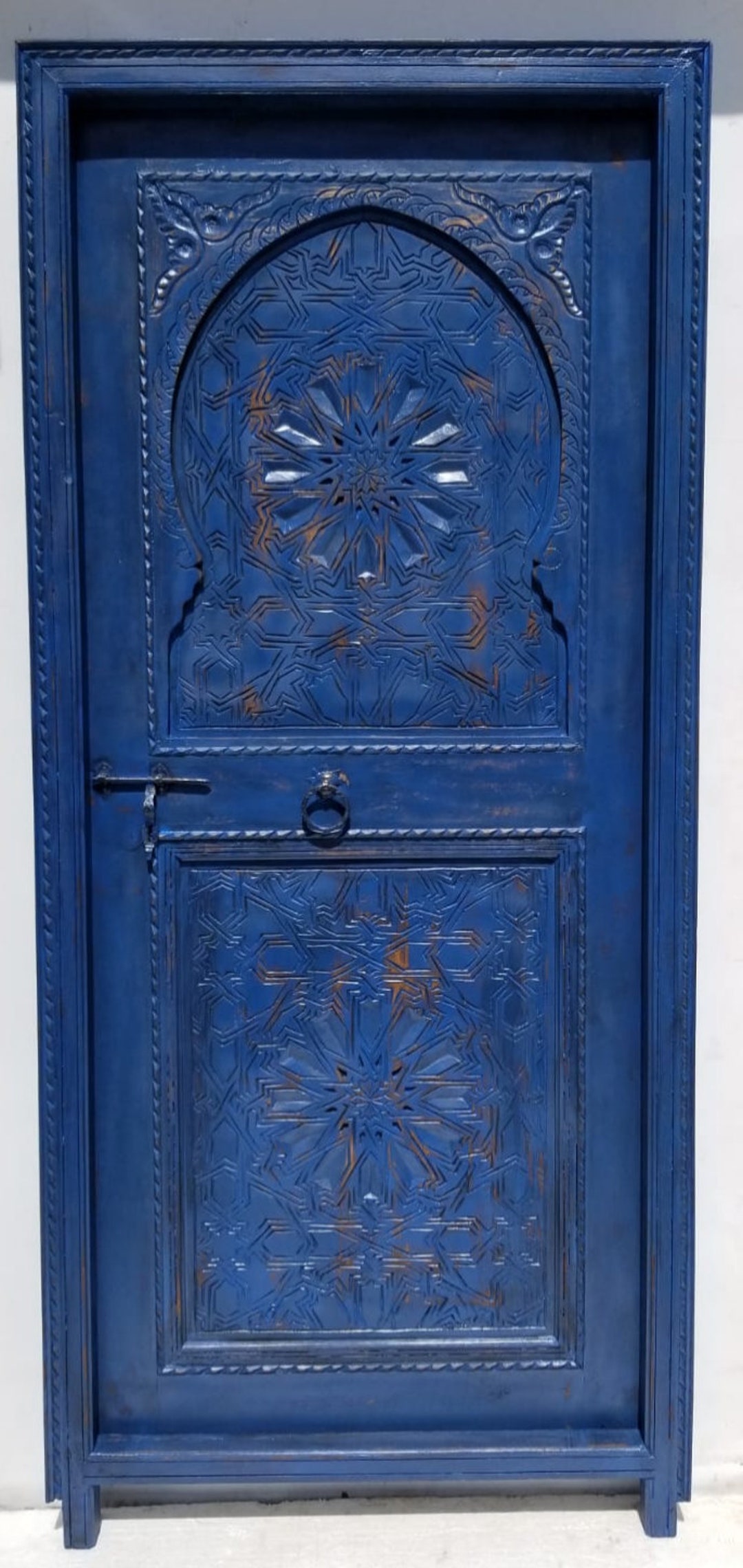 文明堂　カンカンベア　カウンターサイズ　珍色　青色　昭和レトロ il_1080xN.1932131382_d2xb.jpg