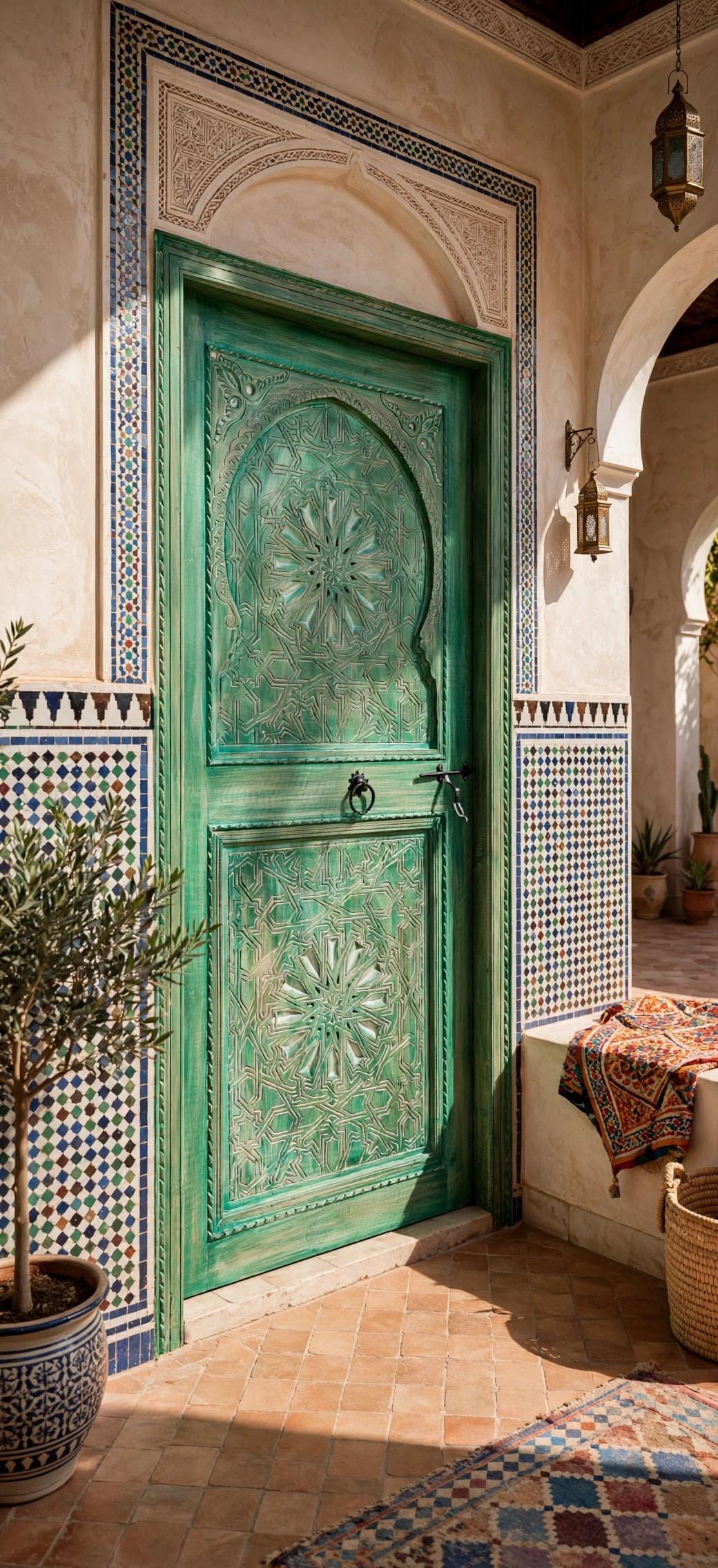 Vintage Moroccan Carved Wooden Door, Moorish Artwork (79x36) - Etsy