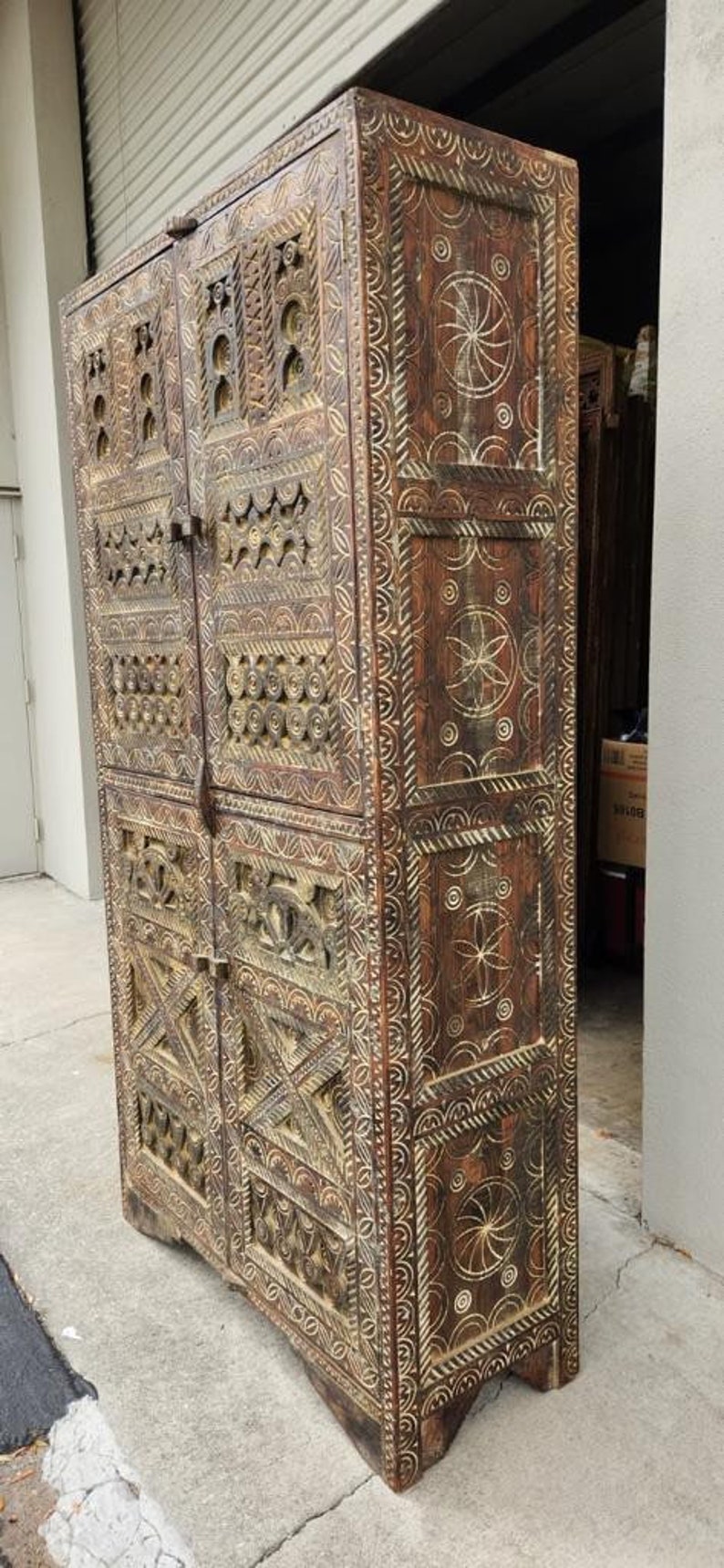 One of a Kind Touareg African Kitchen Moroccan Armoire Etsy