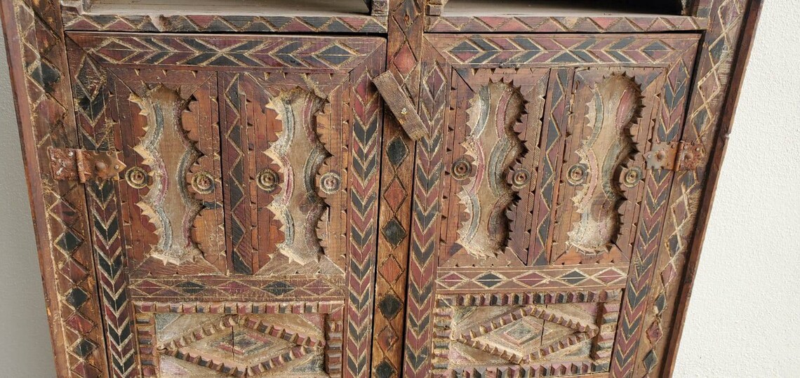 Vintage nomad touareg african moroccan armoire ethnic Etsy