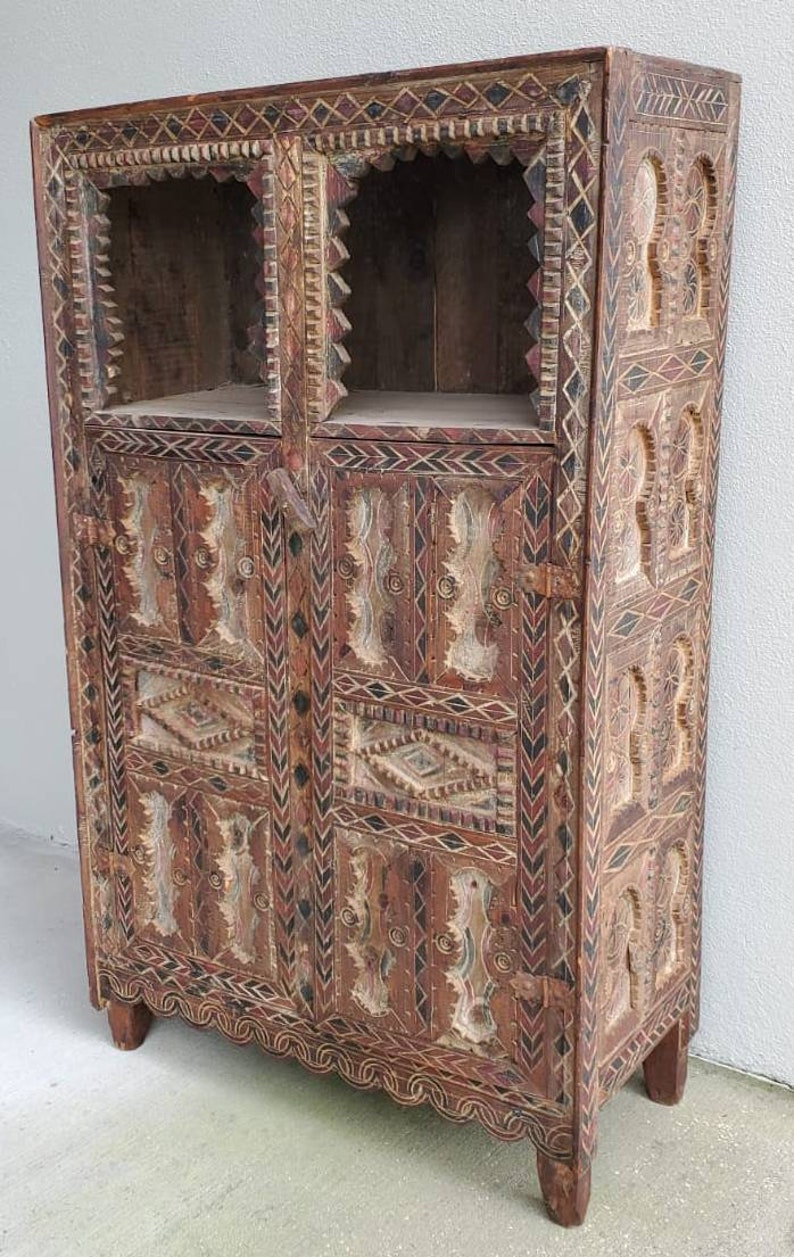 Vintage nomad touareg african moroccan armoire ethnic Etsy