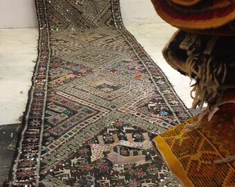 Royal vintage runner rug handwoven berber floor area carpet Long Hallway Runner rug