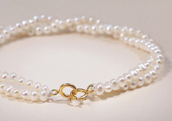 Buy Handmade Pearl Bracelets Made of Freshwater Pearlsflower  Braceletsbeaded Daisy Braceletsgift for Her/pearl Bracelets/gift Girlfriend  Online in India - Etsy