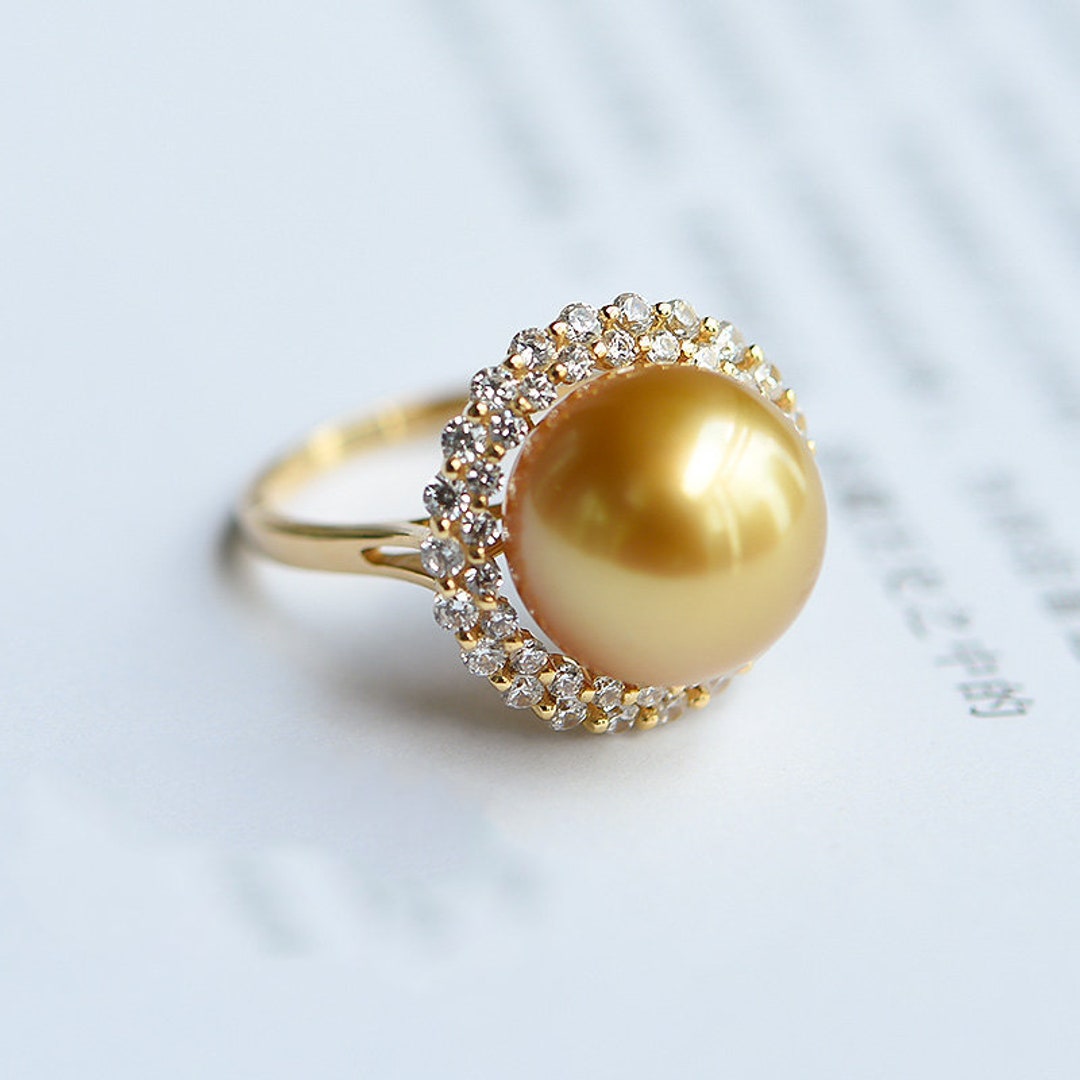 11.5mm Genuine Pearl Lace Craft Ring discounted clearance sale 