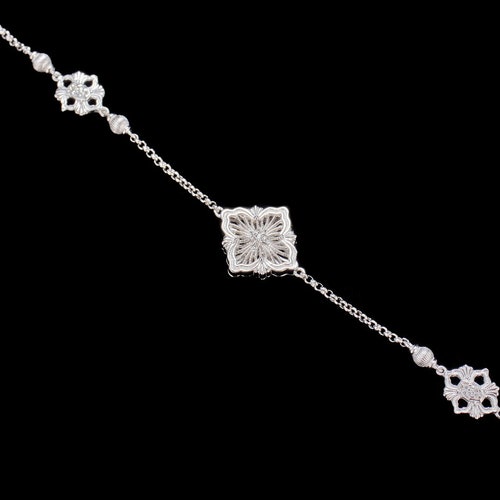 Four Leaf Clover Moissanite shops Hollow Out Design Bracelets Silver 925 Handmade Lucky Clover Bracelets, Italy Jewelry, Gift Idea for Her
