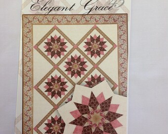 Quilt pattern-The Folded Series- Elegant Grace Quilt Pattern