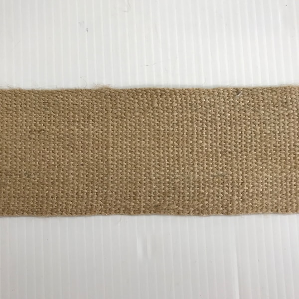 Upholsetery-Natural Jute webbing - 31/2" - sold by 7 metre pieces