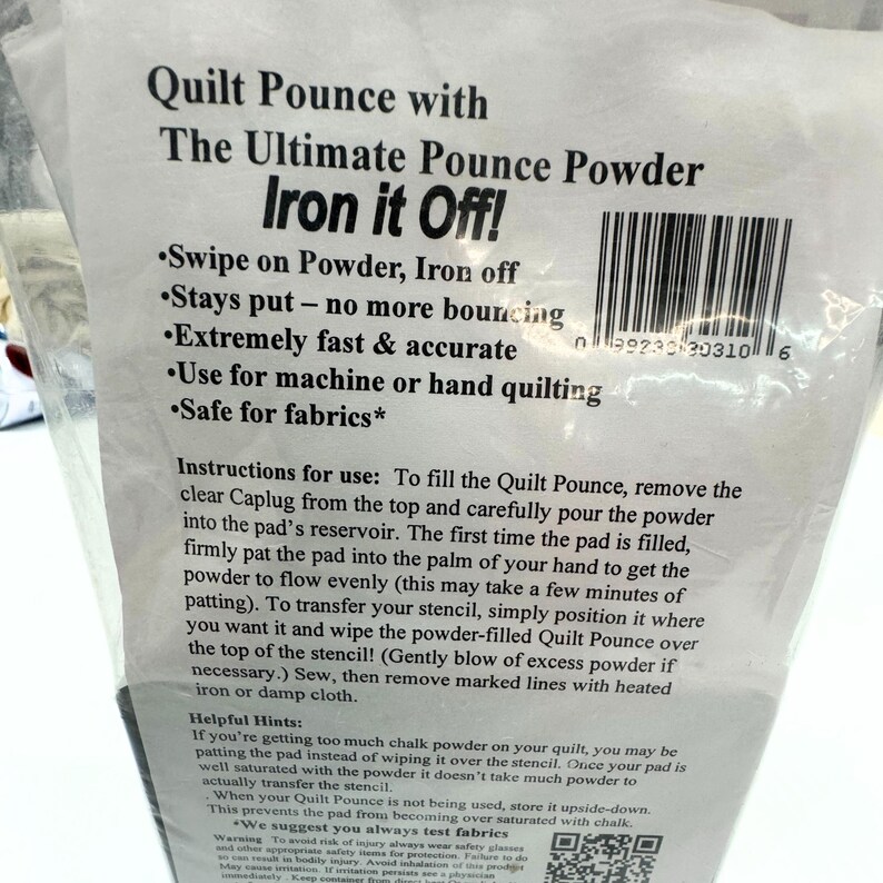 Quilt Pounce Quilting Tool Pattern Transfer Quilter Gift Sewing