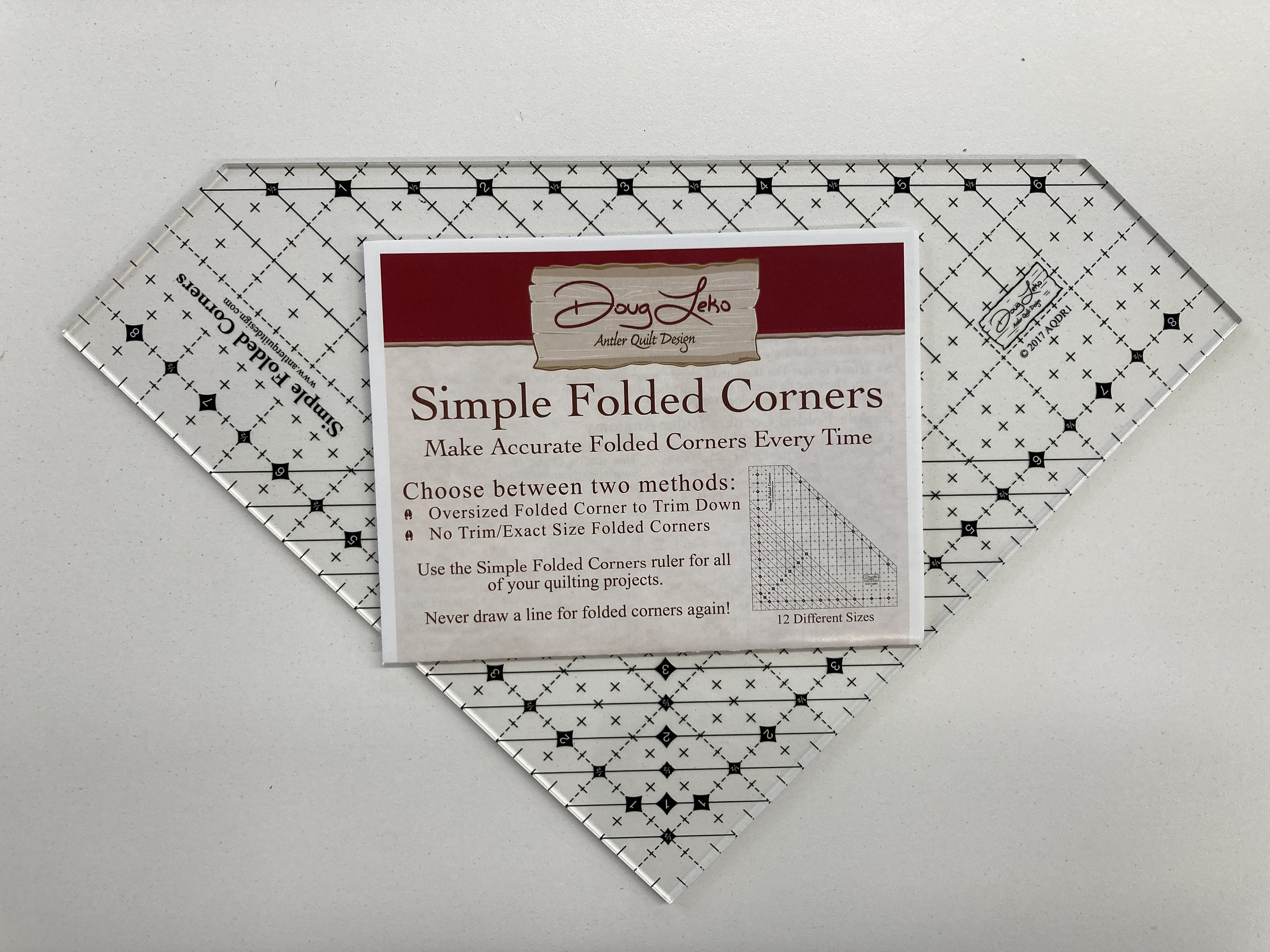 Quilting Ruler Doug Leko antler Quilt Design AQDR1 Simple - Etsy
