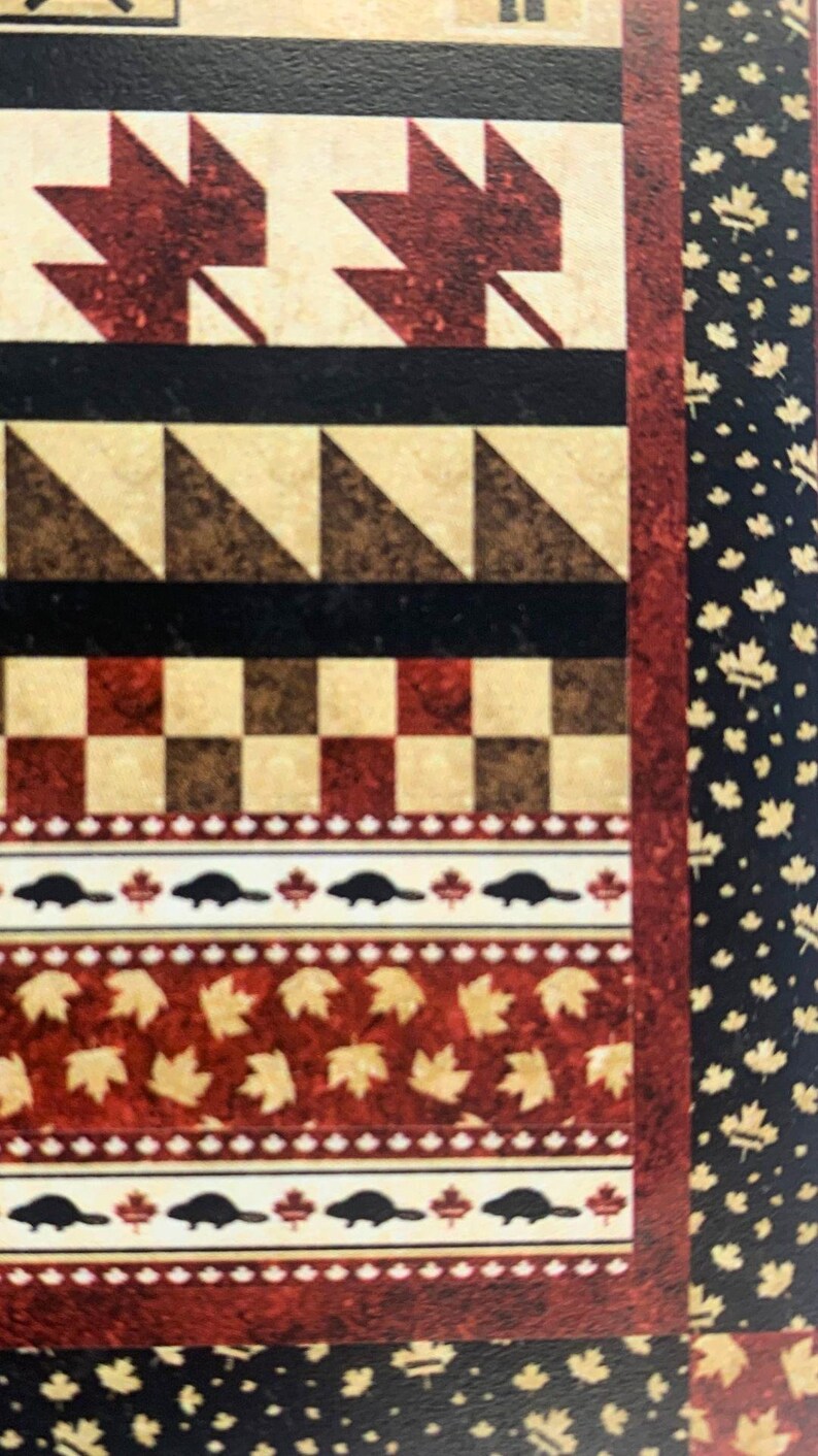 The National Tapestry Quilt Pattern Canadian Quilt Maple Leaf Pattern ...