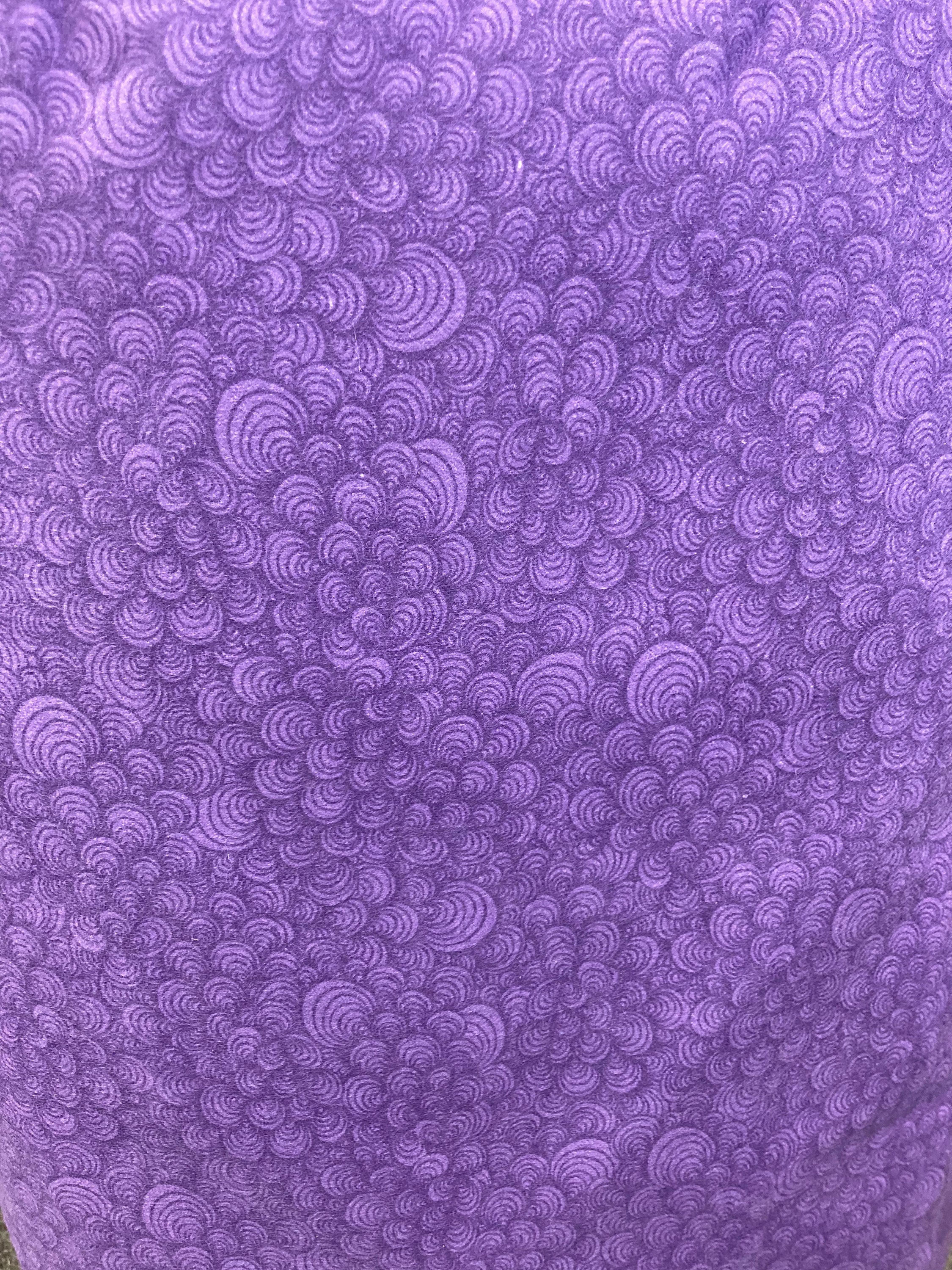 Purple Flat Flannel Sheet Etsy