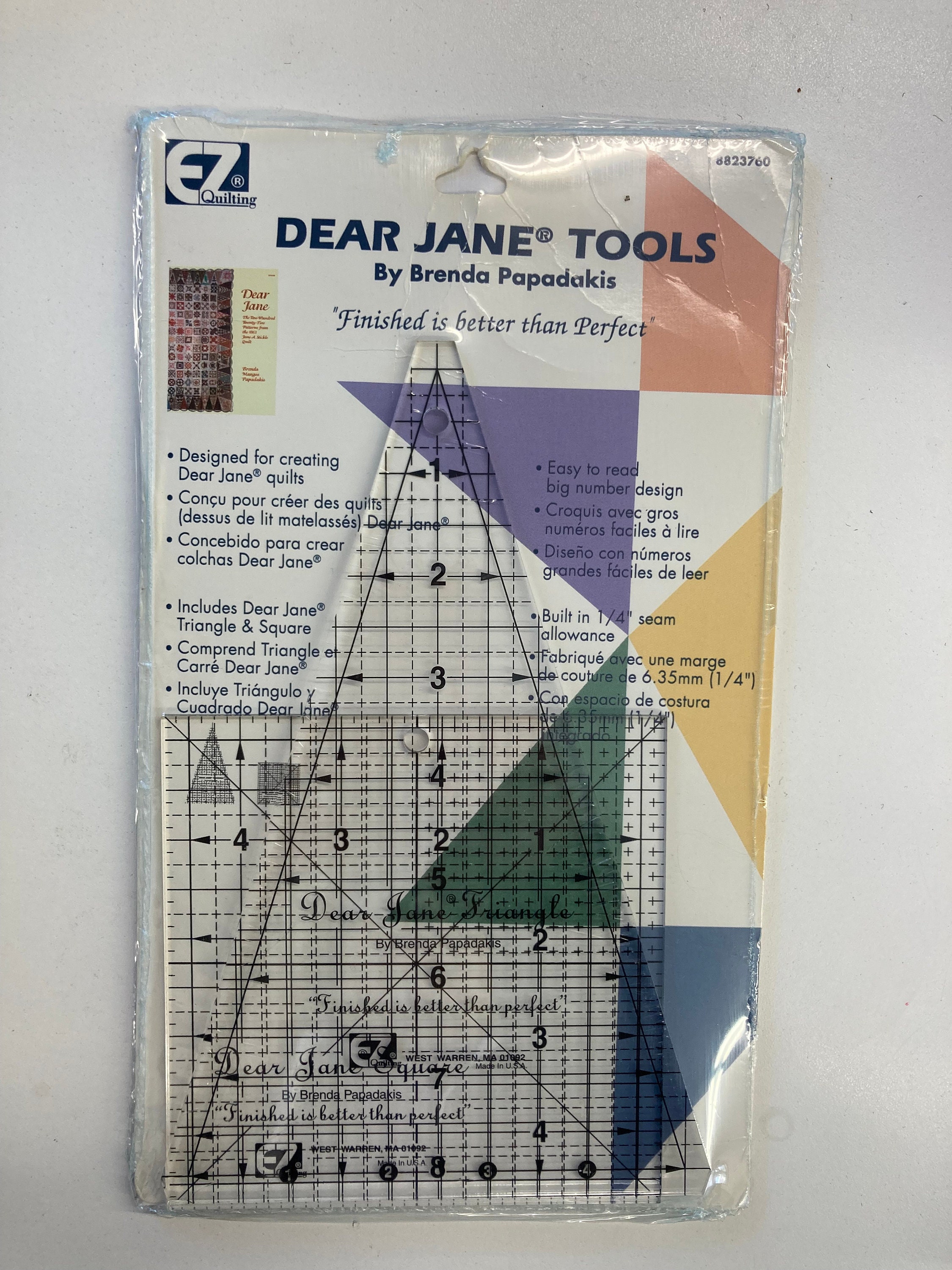Quilting Ruler Dear Jane Tools Ez Quilting 760 By Etsy