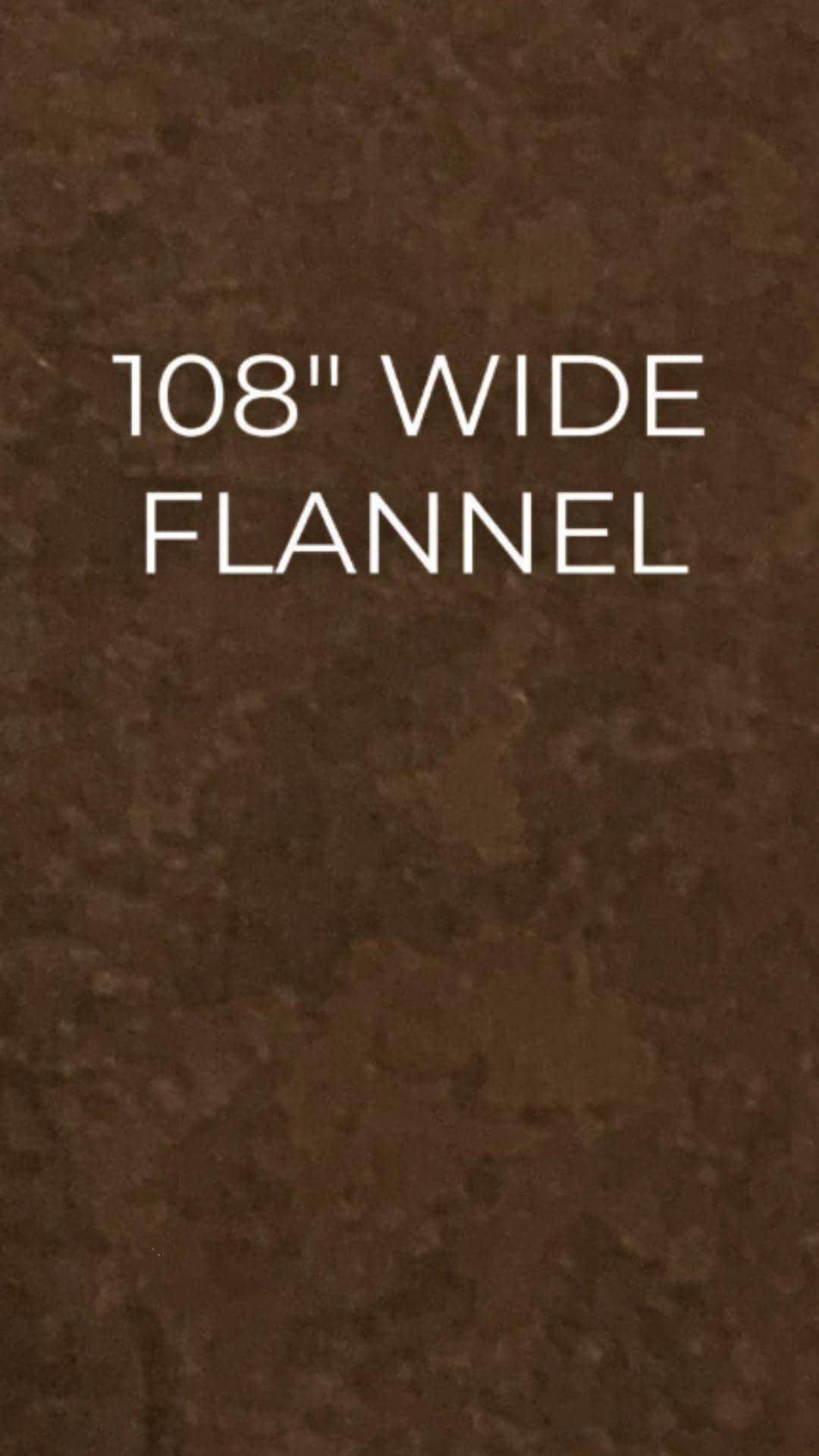 Wide backing quilting flannel 108 inch wide  Quilt flannel for back of quilt Quilters Flannel Premium quality Marble Brown
