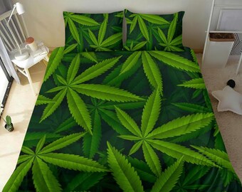 Bedding Bedding, King Size Weed Bed Set