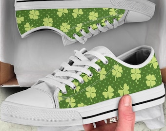 Canvas High Top Sneaker Casual Skate Shoe Mens Womens St Patricks Day Shamrock Clover Chessboard Canvas High Top Sneaker Casual Skate Shoe Mens Womens St Patricks Day Shamrock Clover Chessboard