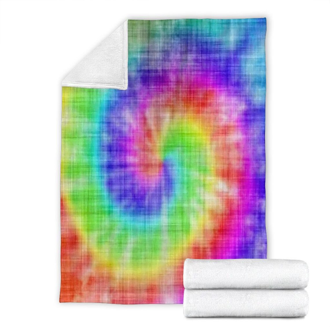 Tie Dye Fleece Blanket Tie Dye Tie Dye Throw Blanket Etsy UK