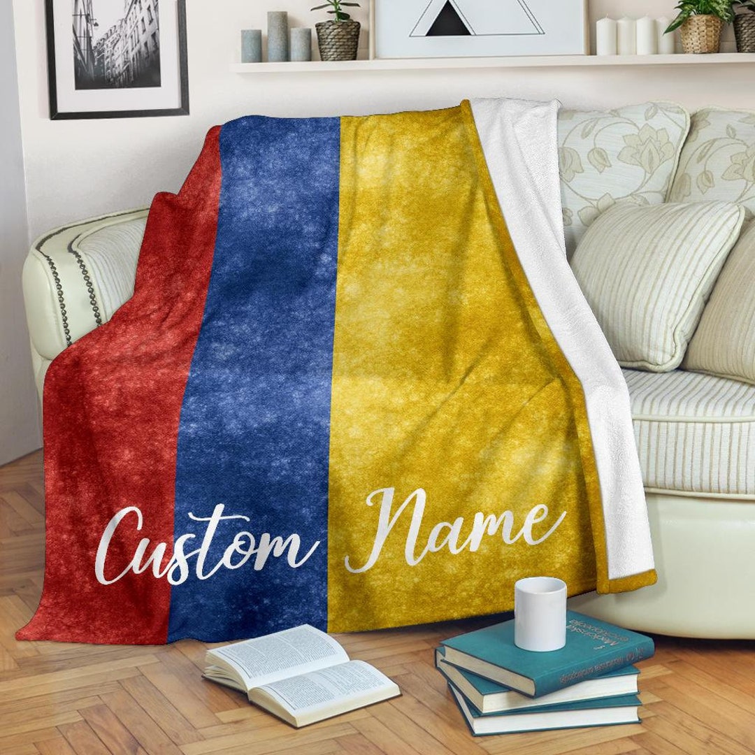 Colombian Blanket Colombia National Flag Blanket / Bogota Etsy