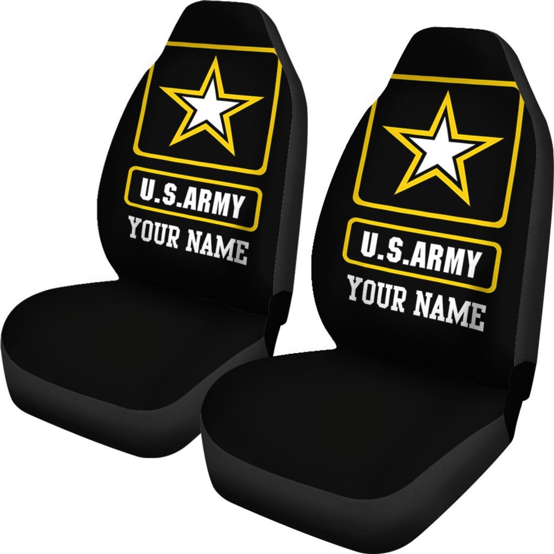 US Army Camo Veteran Marines Military Car Seat Covers Set Of Etsy
