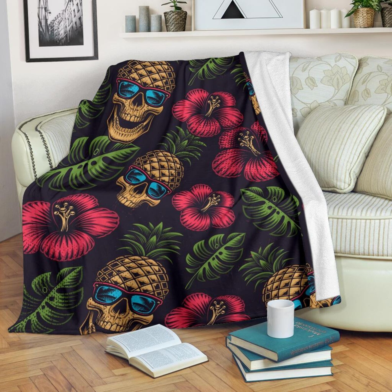 Hawaii Blanket Hawaiian Throw Blanket Hawaii Fleece Etsy.de