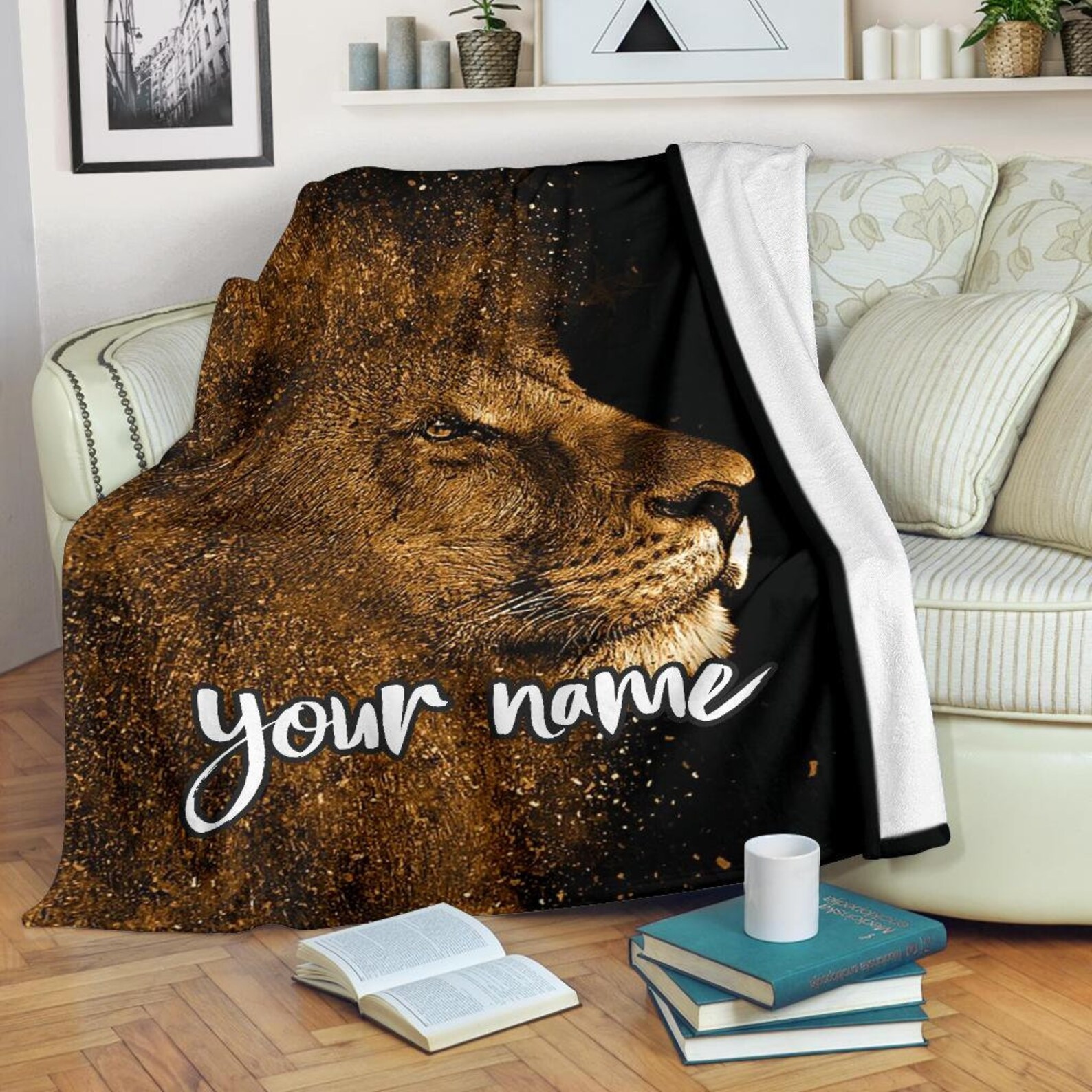 Lion Blanket Lion Throw Blanket Lion Fleece Blanket Lion Etsy