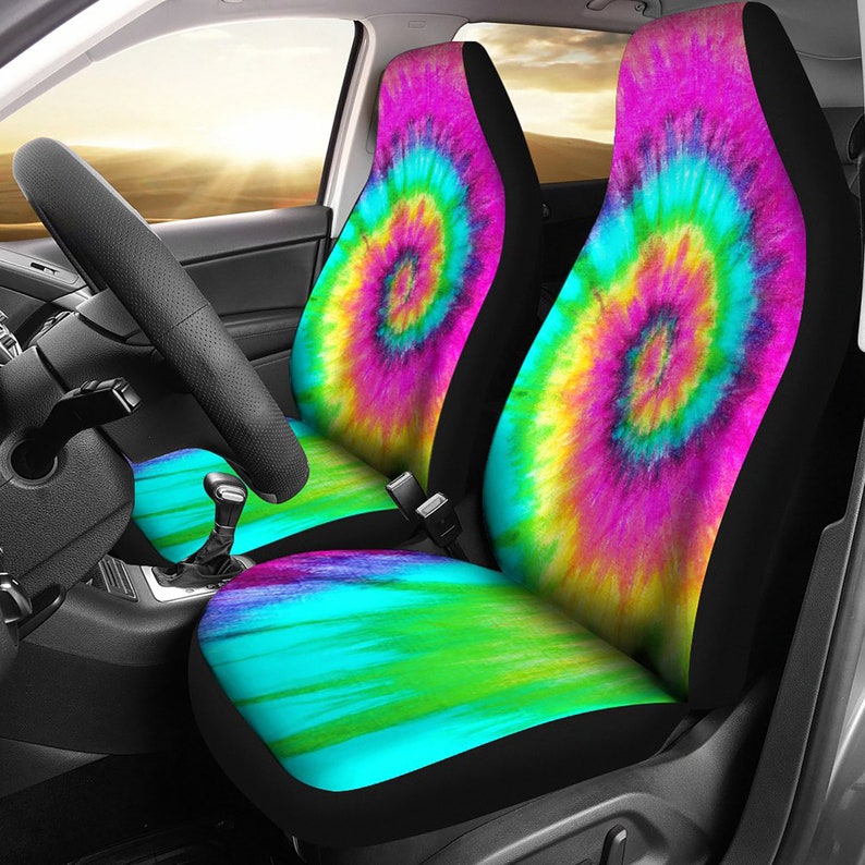 Tie Dye Car Seats set of 2 Tie Dye Tie Dye Car Seats Etsy