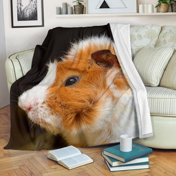Guinea Pig Blanket Domestic Cavy Throw Blanket Guinea Pig Etsy