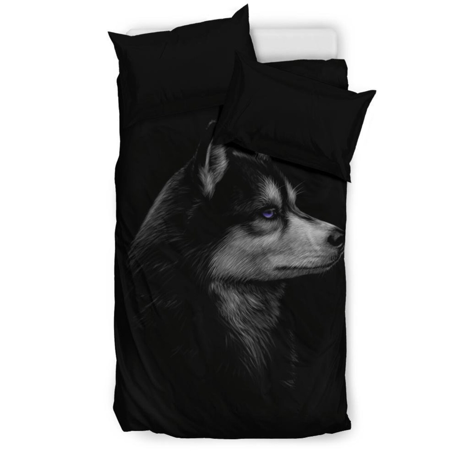 Husky Dog Bedding Set Bed Cover Duvet Cover and Pillow Etsy