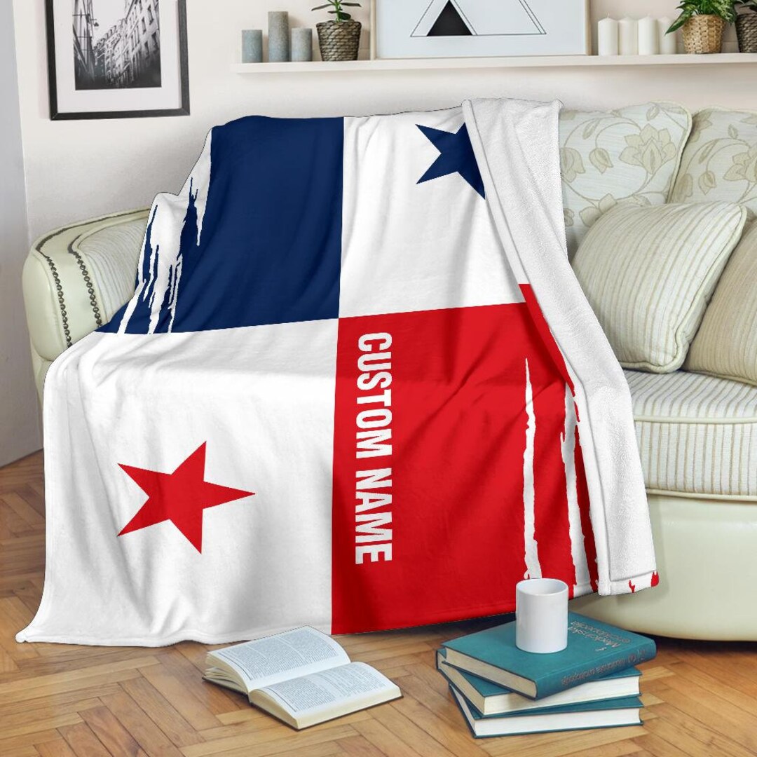 Panama Blanket Panama Flag Throw Blanket Panama Fleece Etsy