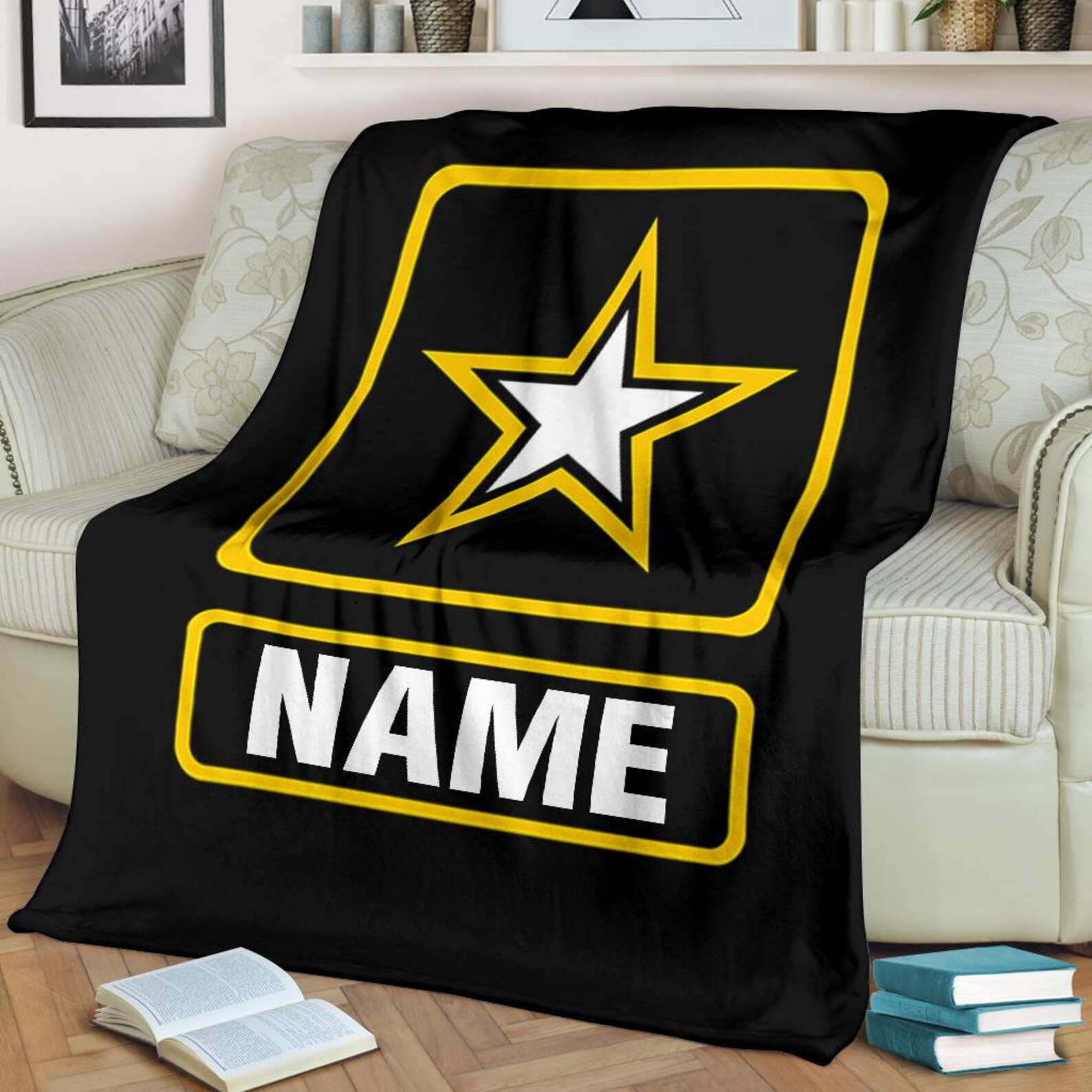 USA Army Blanket US Army Print Blanket Military Blanket / Etsy