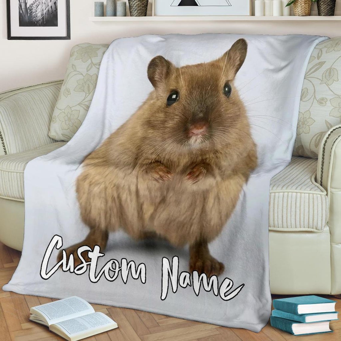 Hamster Blanket rodents Throw Blanket Hamster Fleece Etsy