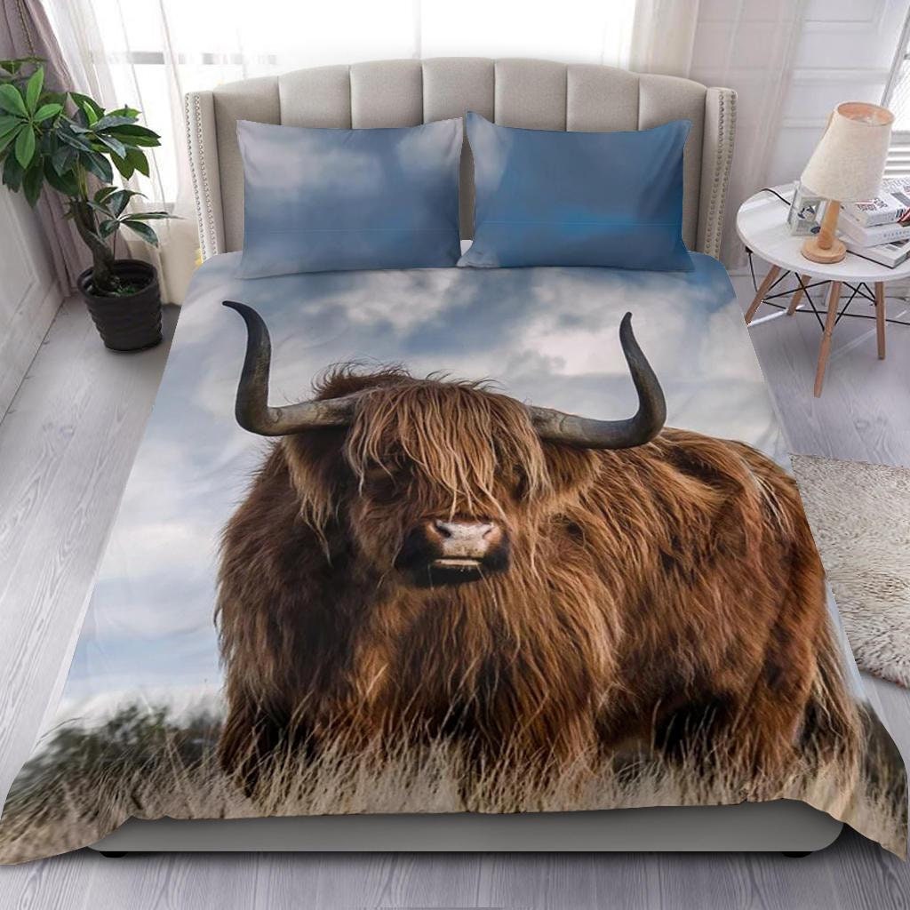 Highland Cow Bedding Set Highland Cow Bed Cover Highland Etsy Australia
