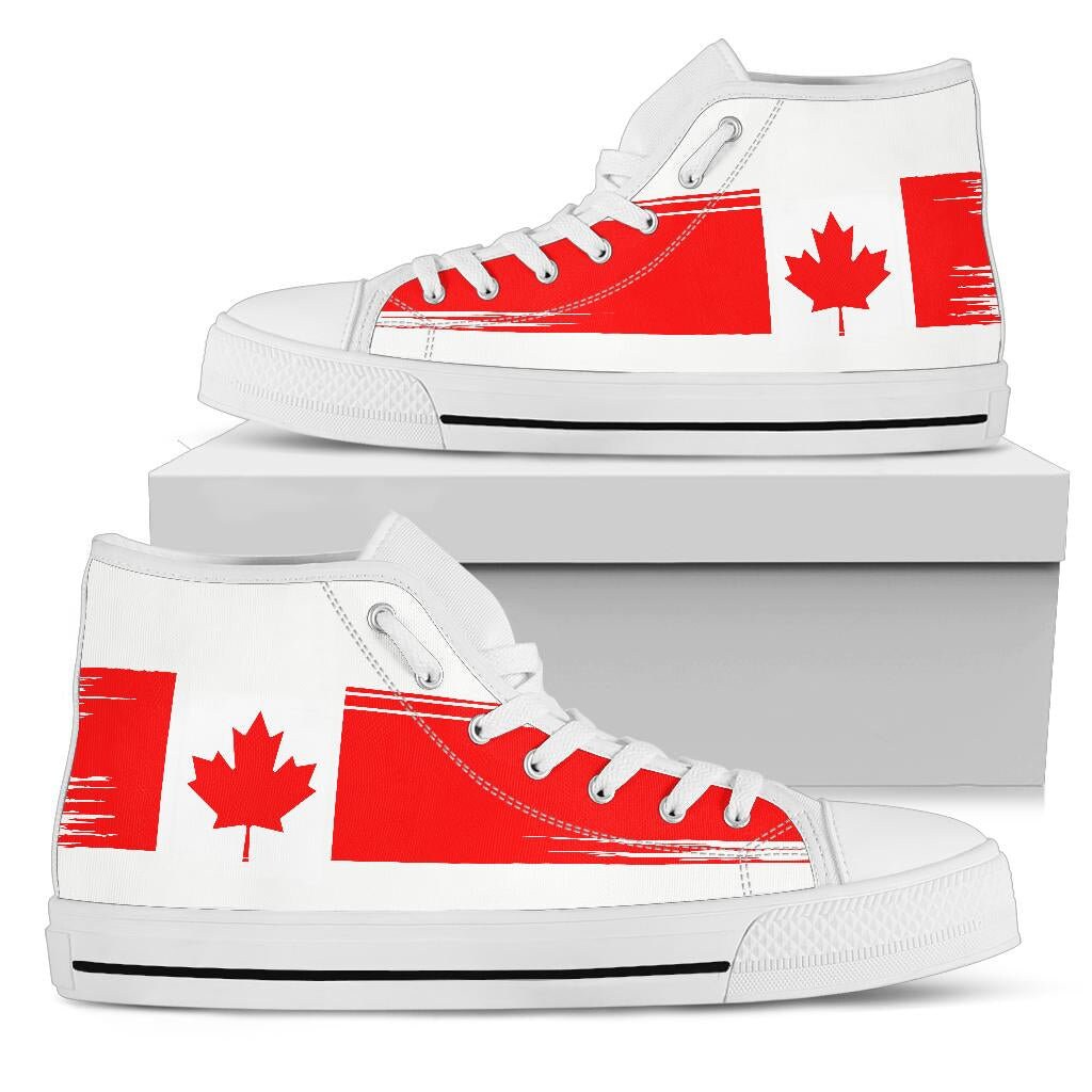 Canada Flag Shoes Sneakers Shoes with Canadian Flag - Etsy