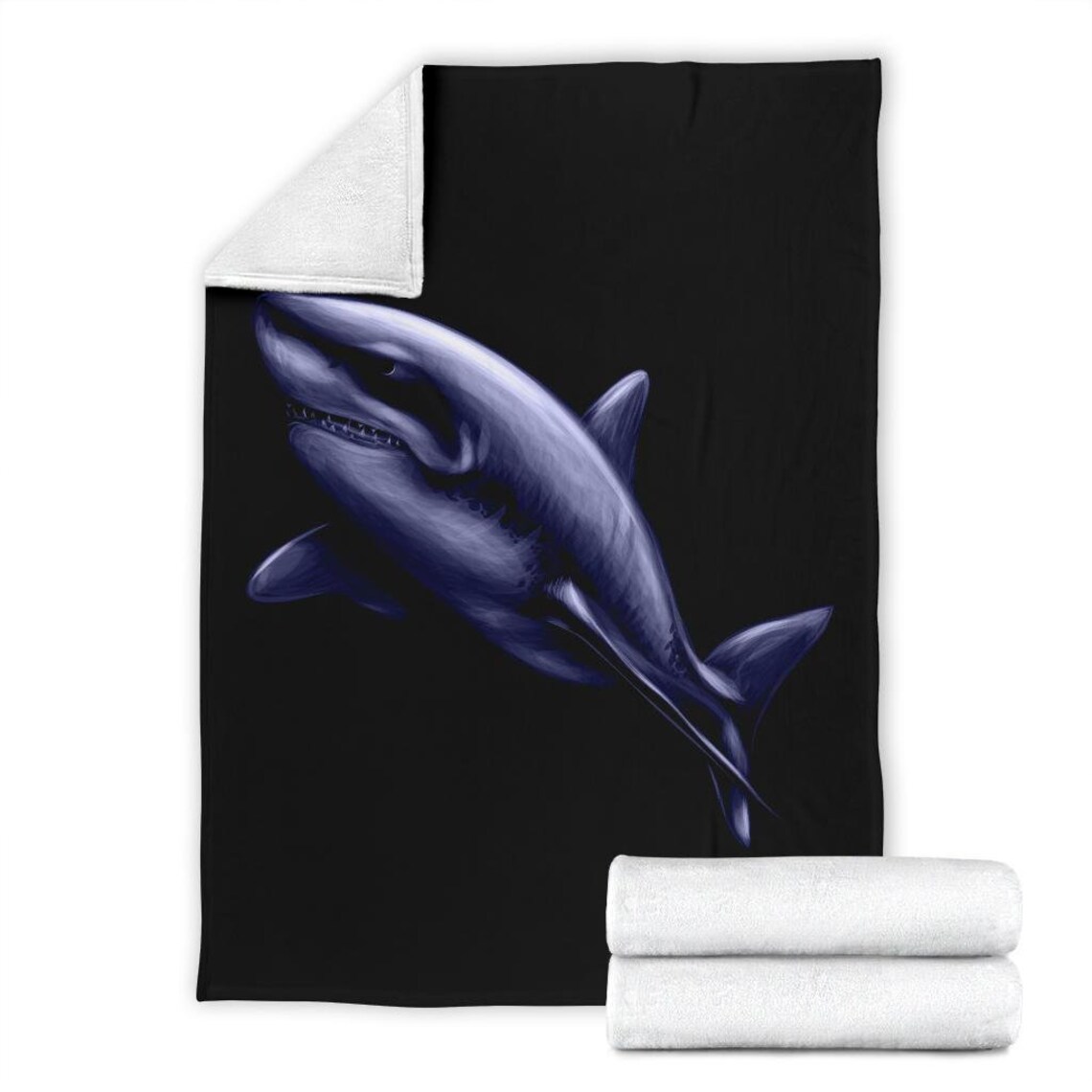 Shark Blanket Shark Throw Blanket Shark Fleece Blanket - Etsy