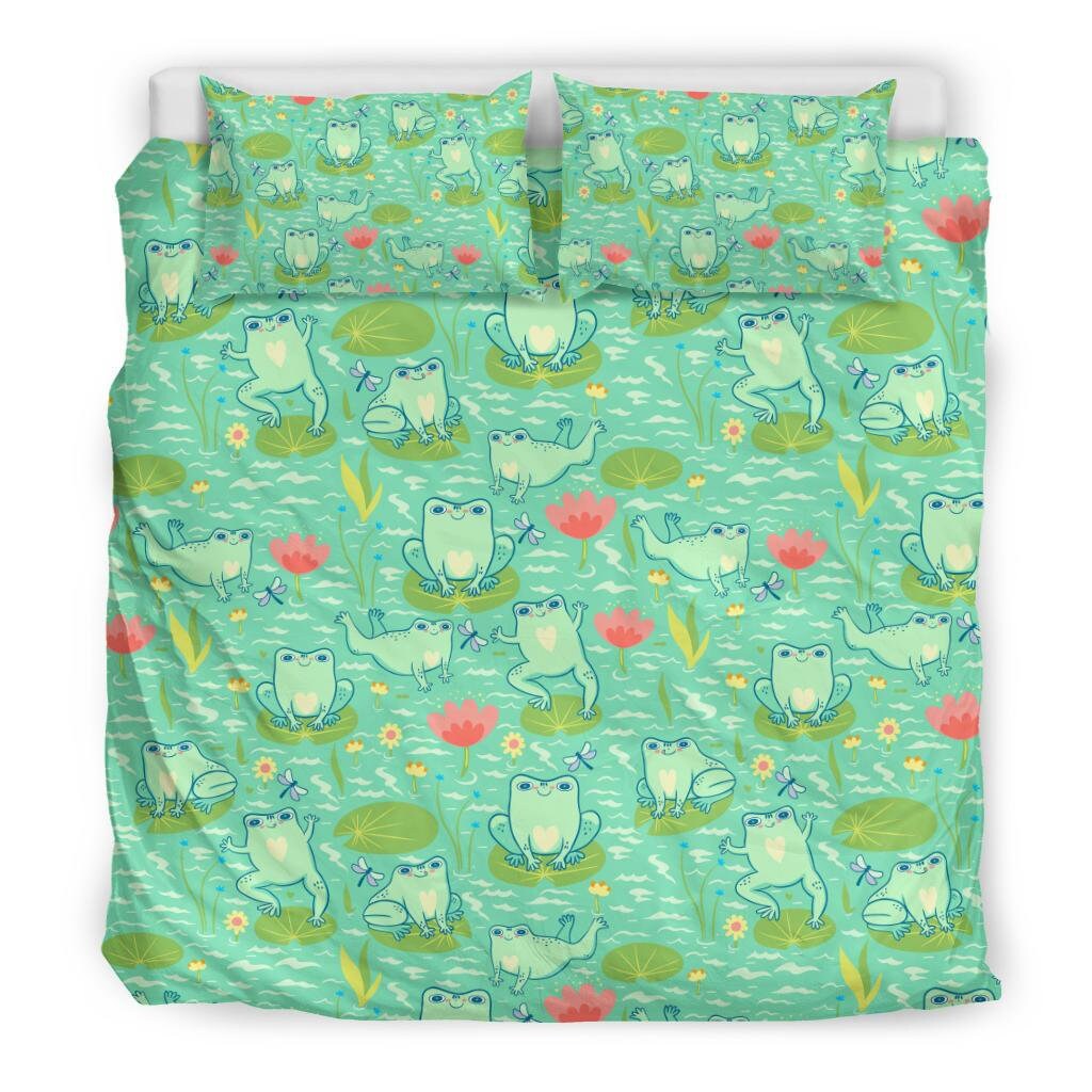 Frogs Bedding Set Frogs Bed Cover Frogs Duvet Cover and Etsy