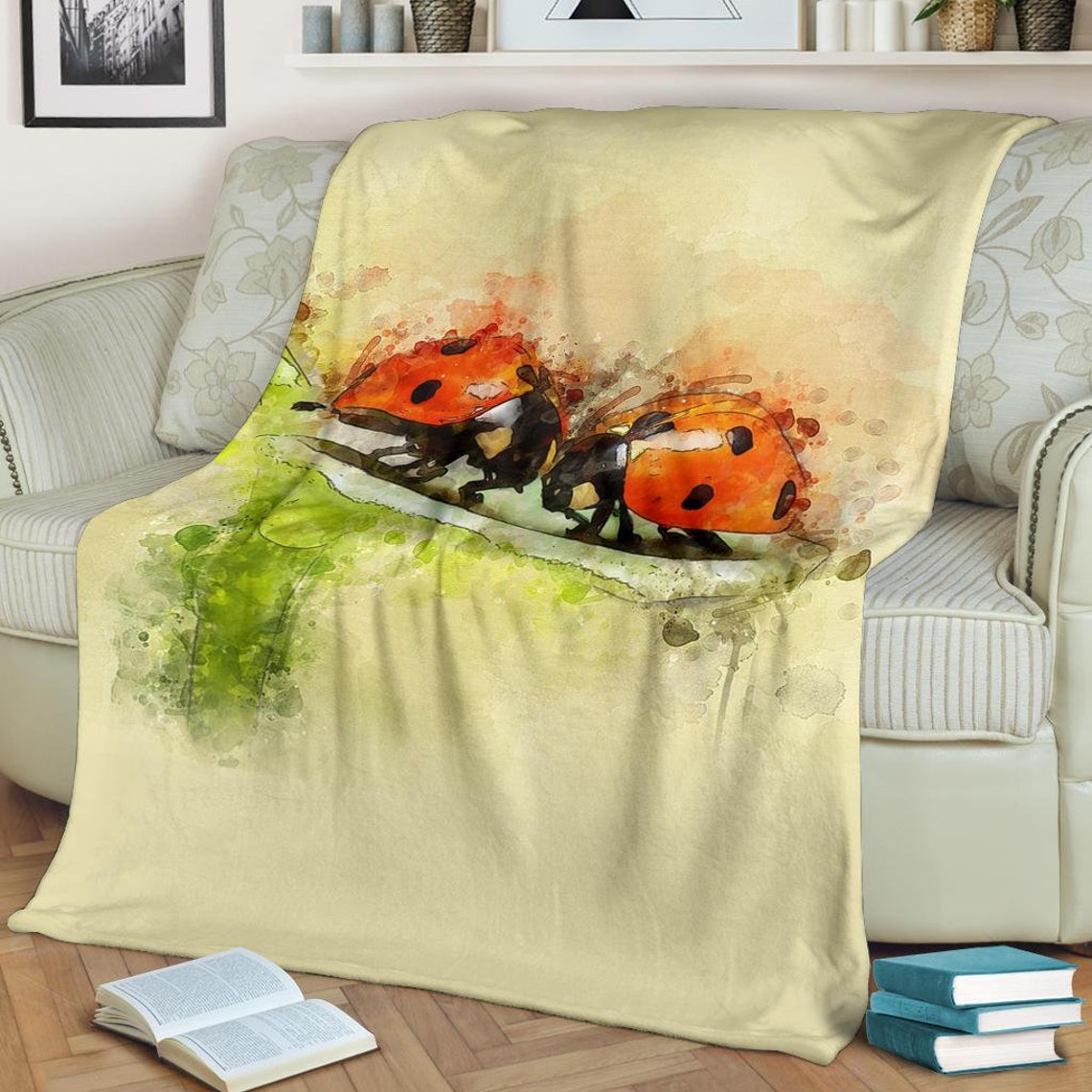 Ladybug Blanket ladybug Throw Blanket ladybug Fleece Etsy.de