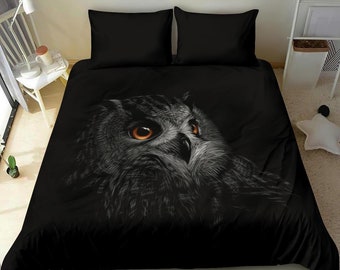 queen size owl comforter set